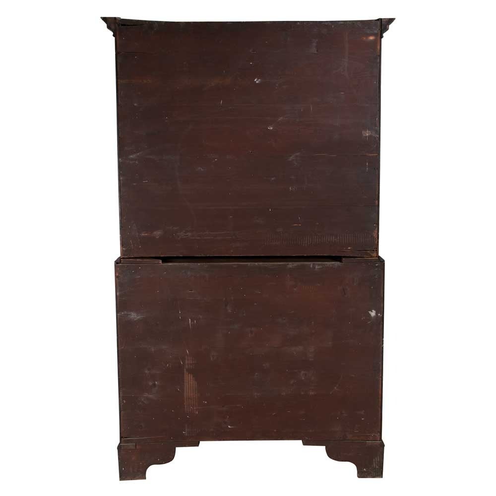 Early 19th Century Chippendale Mahogany Chest For Sale