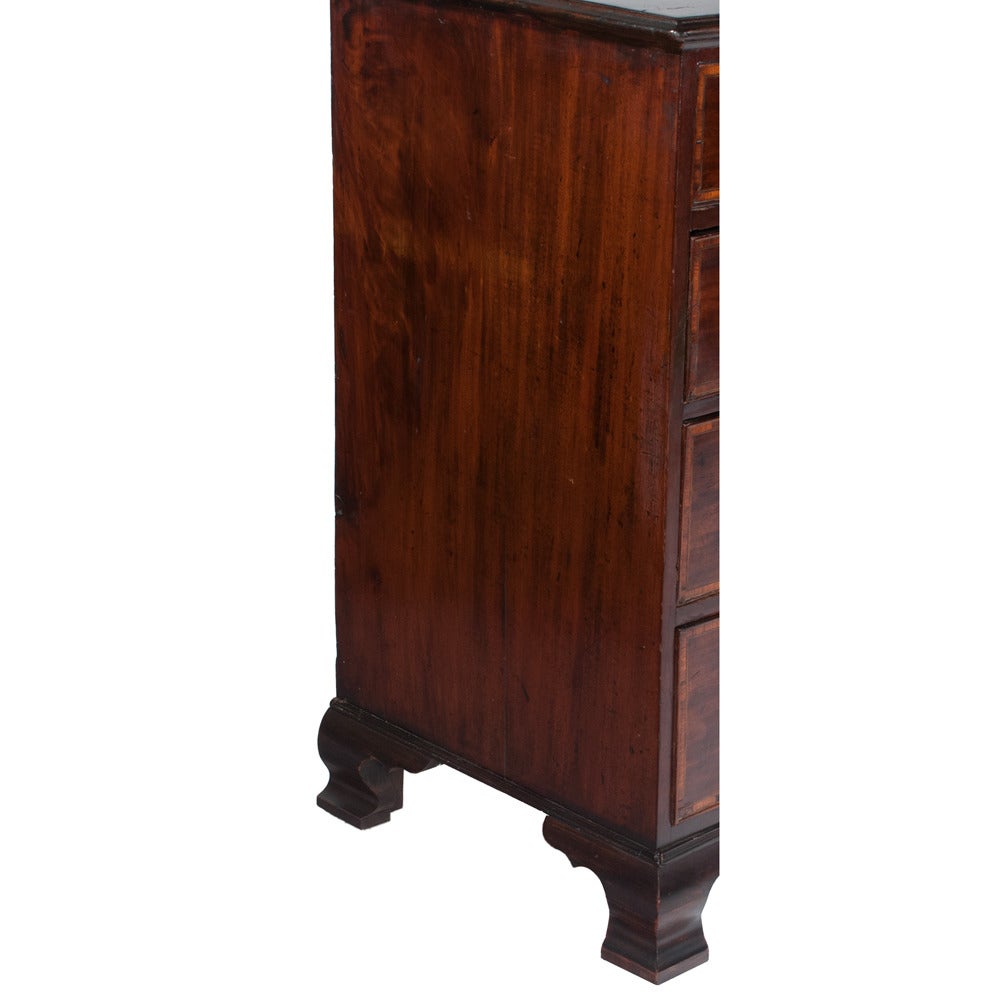 Mahogany Scottish Chippendale Chest For Sale