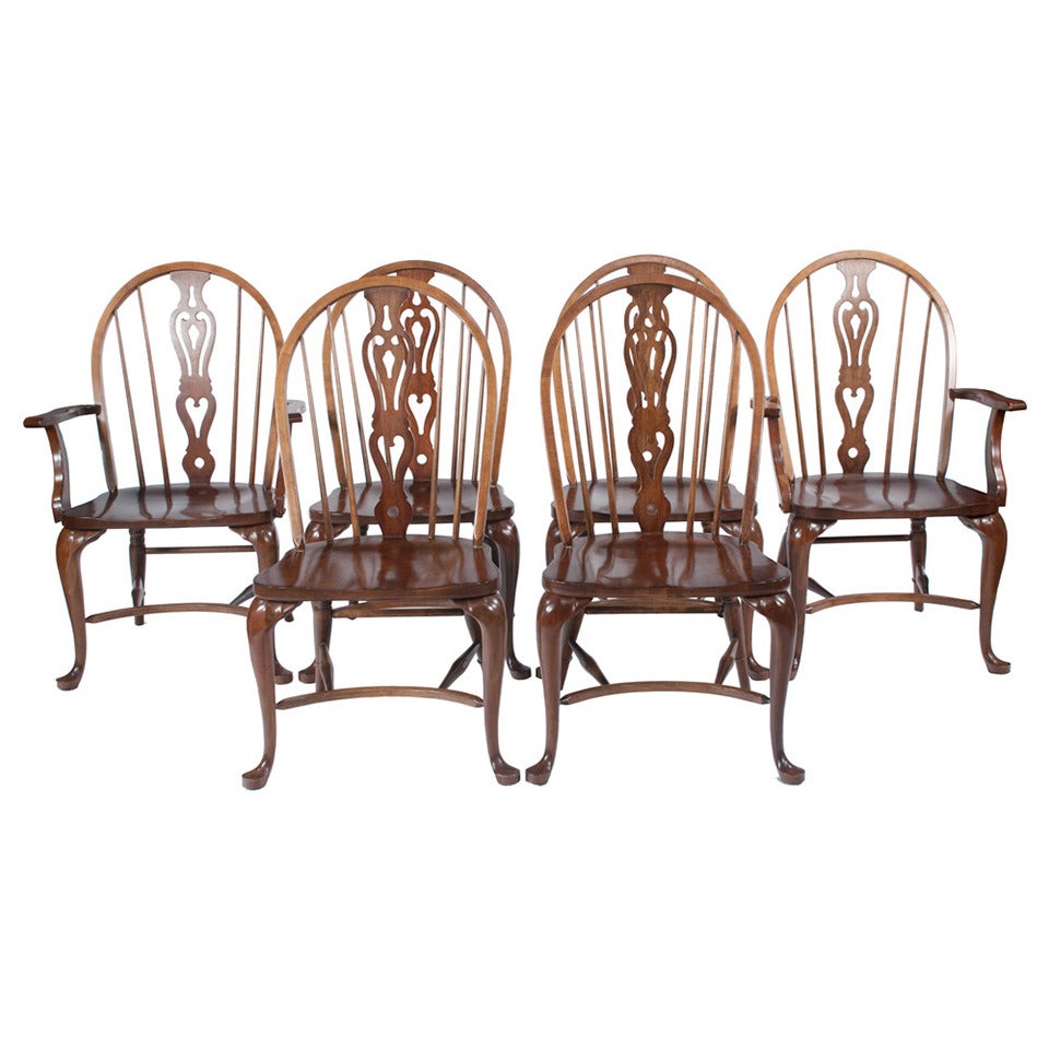 English Windsor Chairs, Set of Six