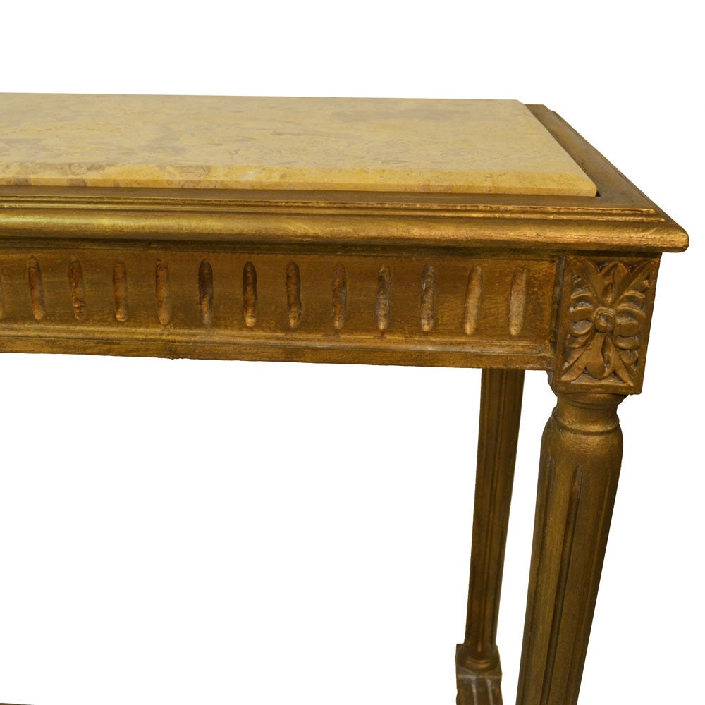 French Louis XVI Marble-Top Console For Sale