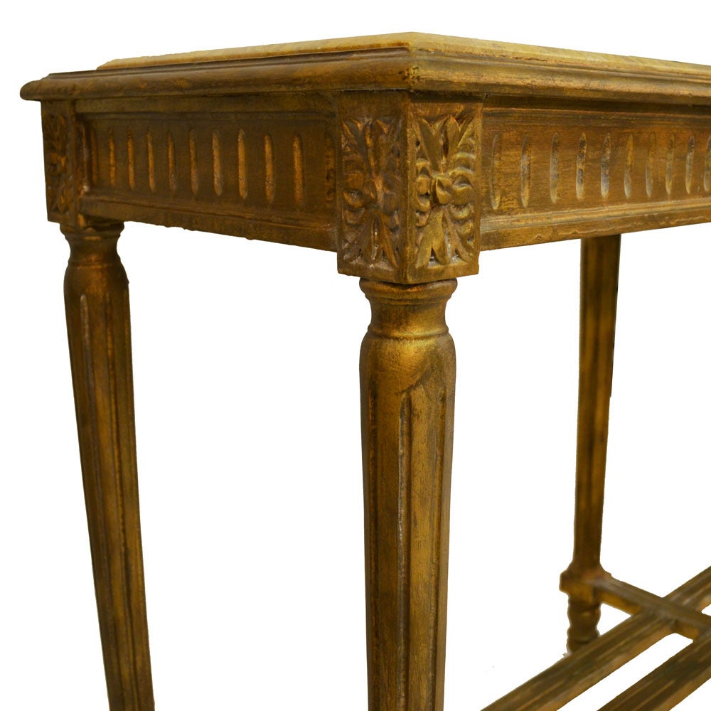 Louis XVI Marble-Top Console In Good Condition For Sale In Lawrenceburg, TN