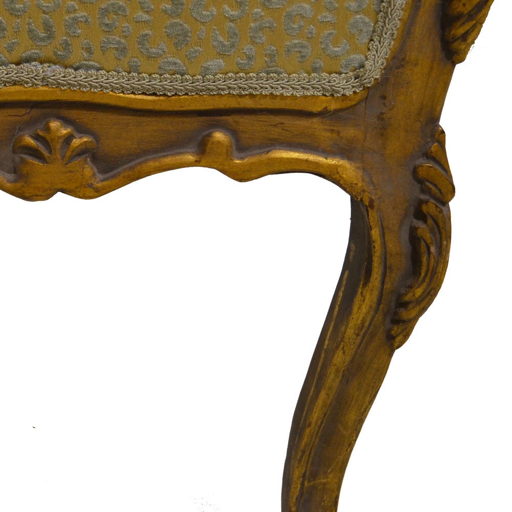 Late 19th Century Antique Louis XV Bench