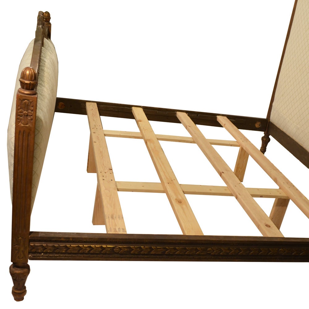 Wood Louis XVI King-Size Bed For Sale