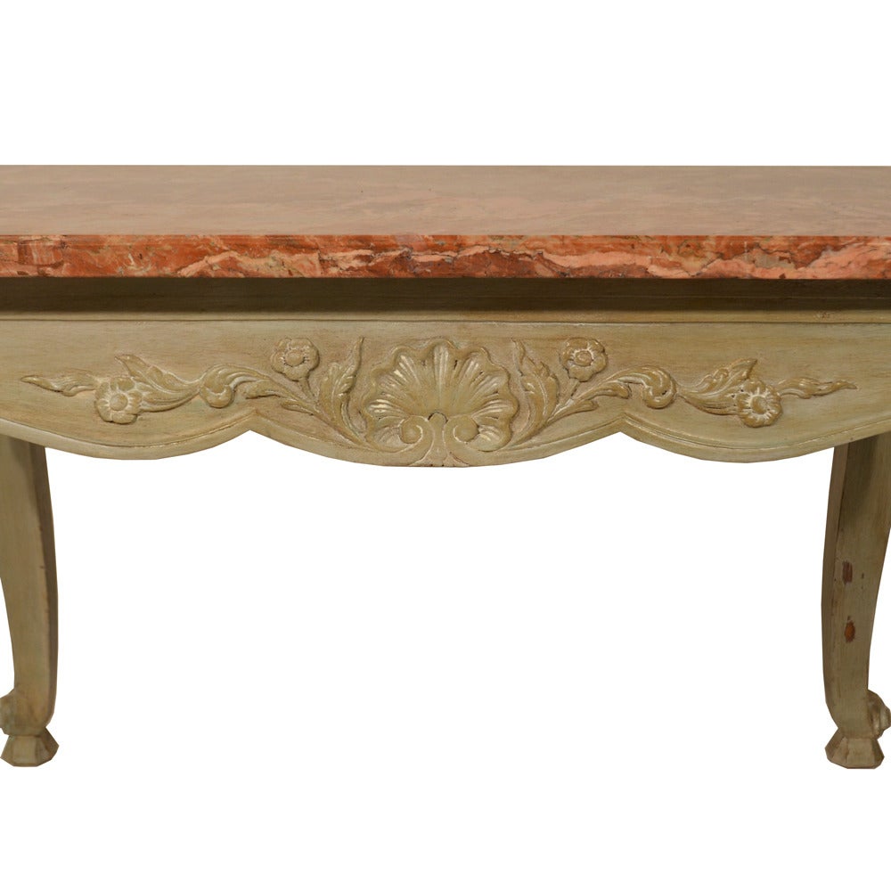 French Louis XV Antique Writing Table For Sale