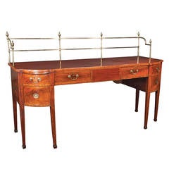 Sheraton Mahogany Sideboard, circa 1790