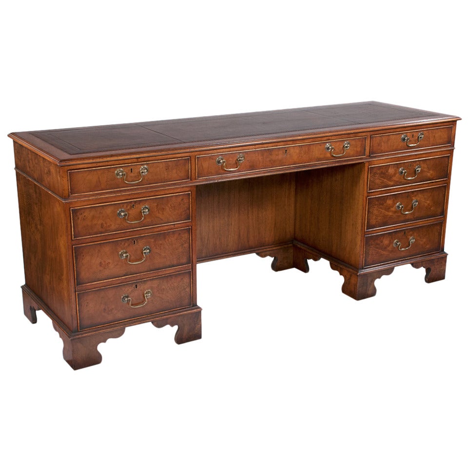 Chippendale Style Walnut Credenza For Sale