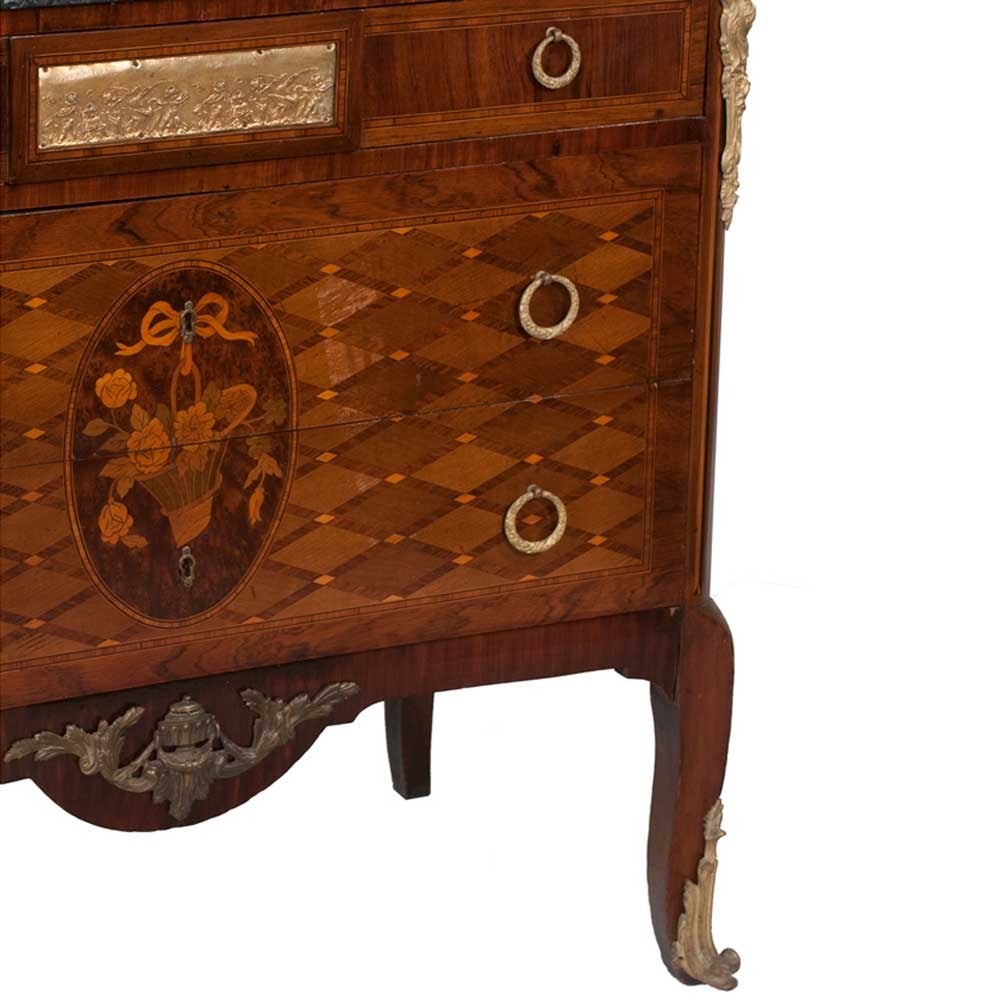 French Louis XVI Style Kingwood Commode For Sale