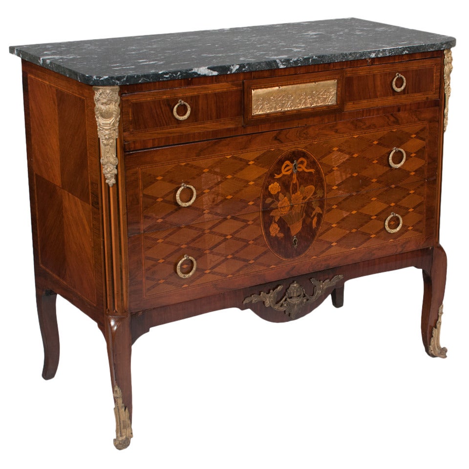 Louis XVI Style Kingwood Commode For Sale