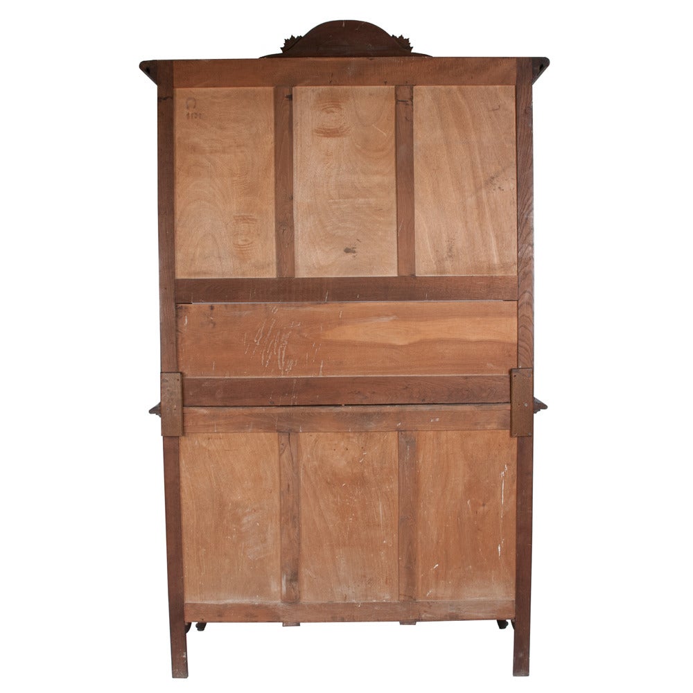 French Country Oak Buffet and Cabinet 3