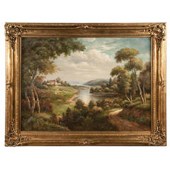 Oil Painting of English Landscape