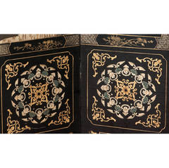 Chinese Lacquered Screen