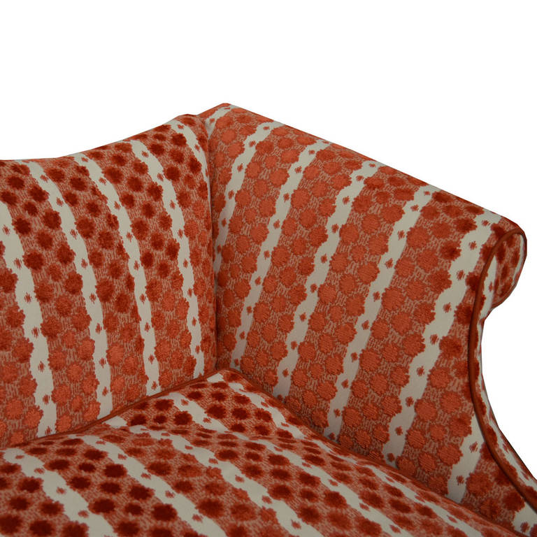 Mid-20th Century Camel Back Chippendale Style Sofa For Sale