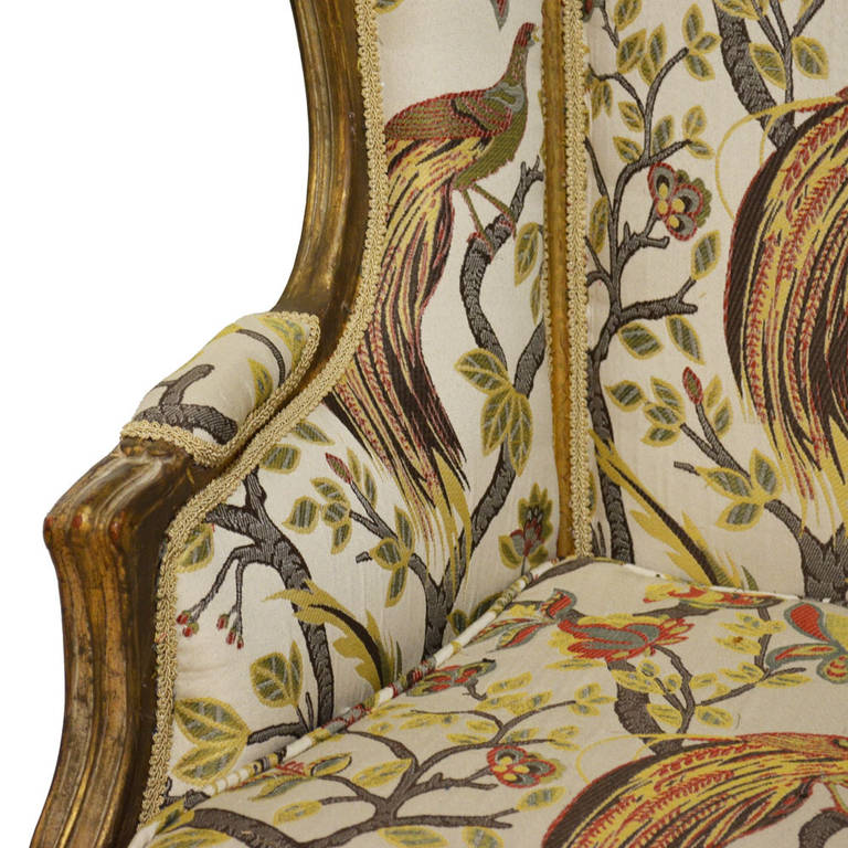 Louis XV Pair of Antique French Bergères For Sale