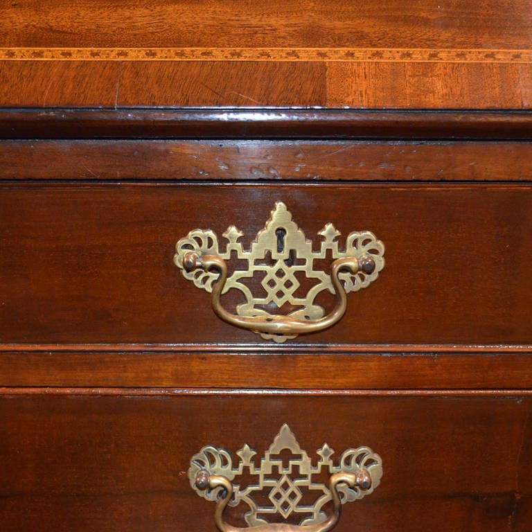 Chippendale Mahogany Secretary 1