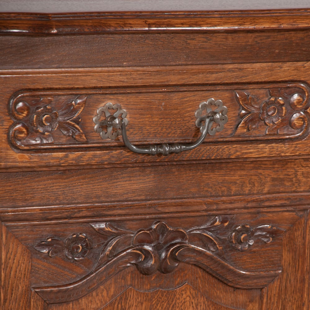 Country French Oak Buffet For Sale 1