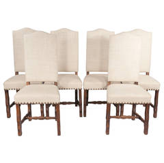 Country French Dining Chairs, S/6