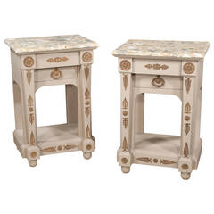 Pair of French Empire Tables