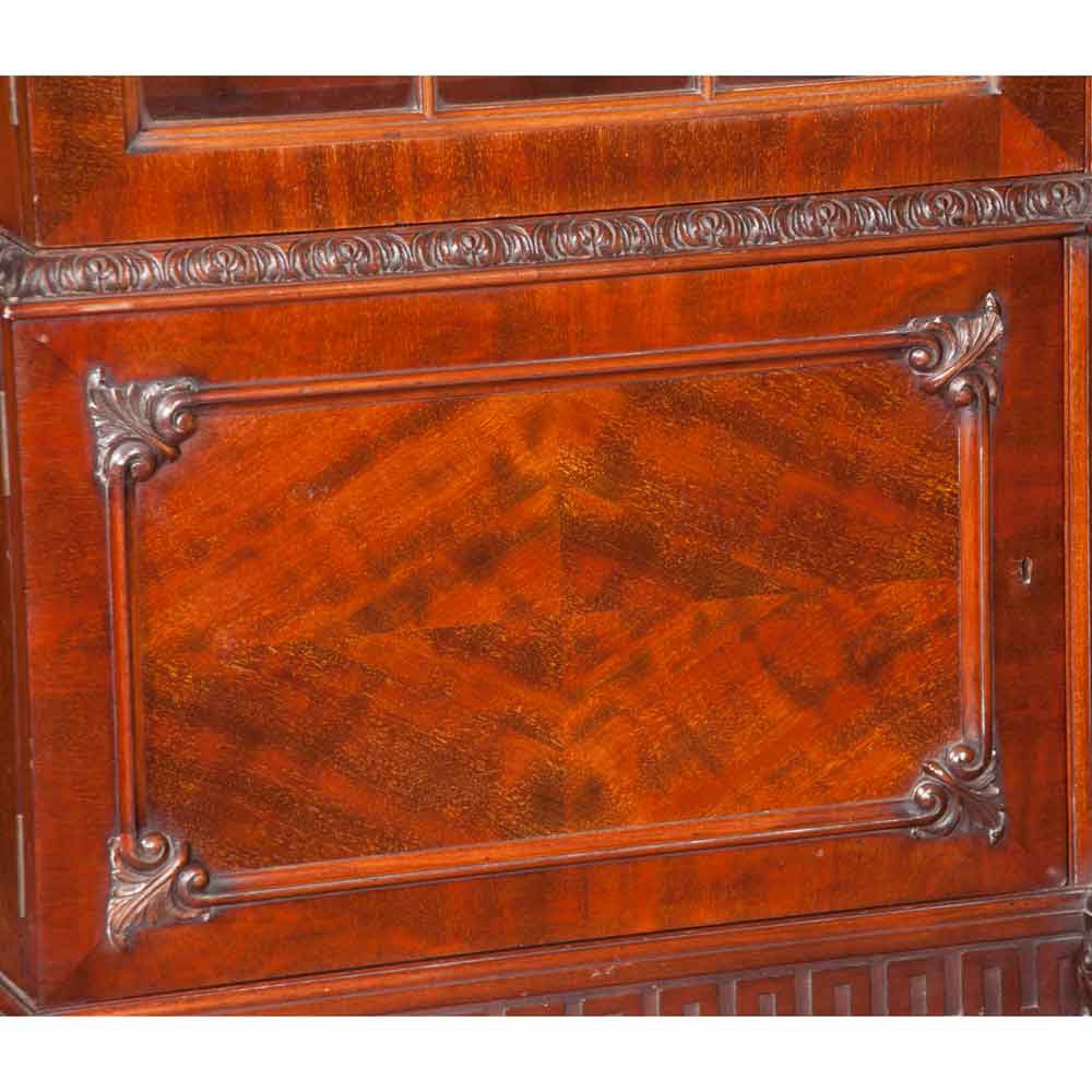 Chippendale Mahogany Breakfront For Sale 4