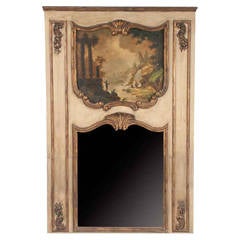 Gilded Trumeau Mirror