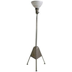 Bell Aerospace Rivited Aluminum Floor Lamp..prototype