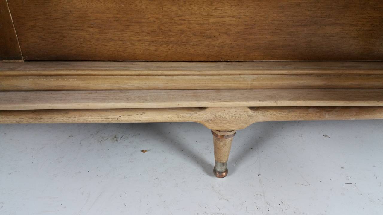 Mastercraft Burl Wood Cabinet / Sideboard 1