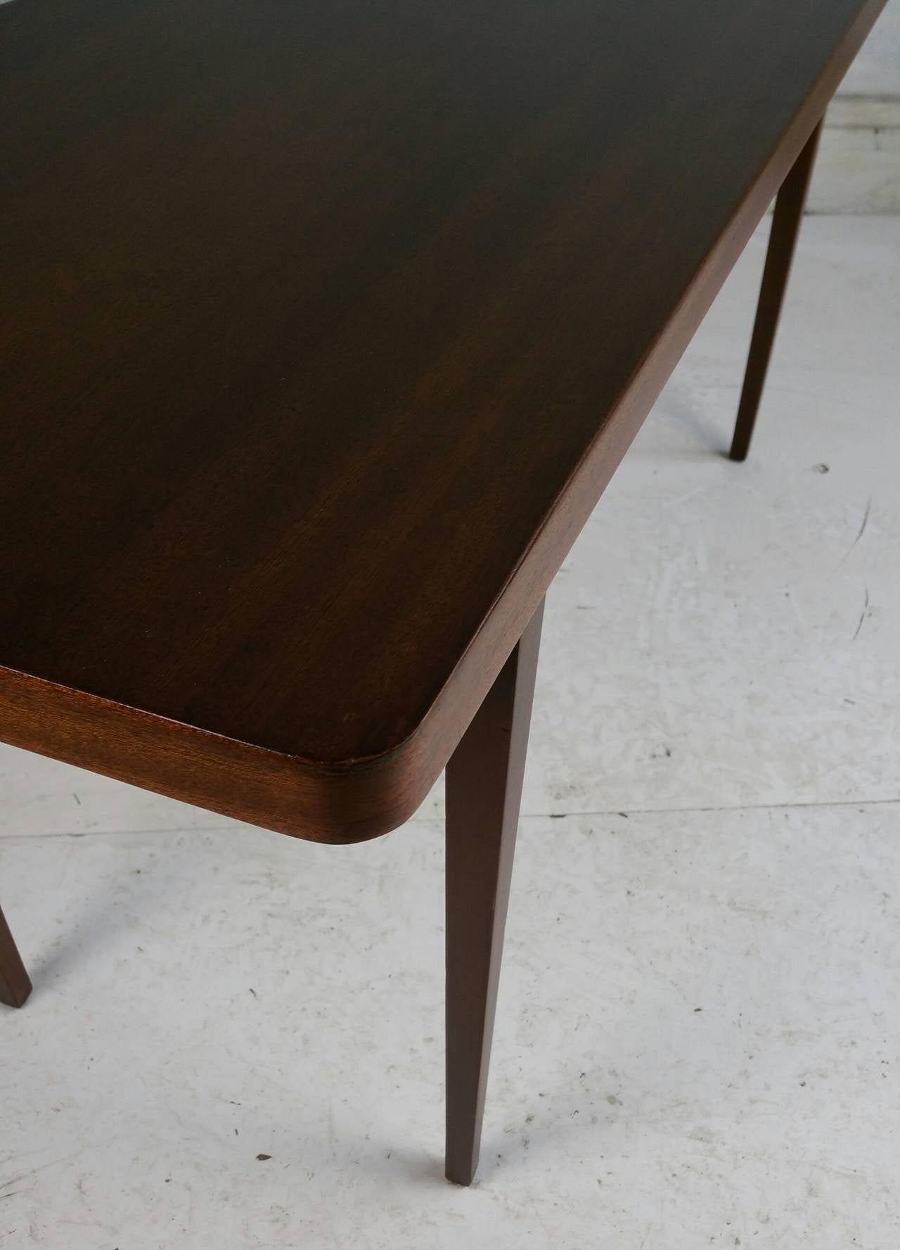 Modernist Wedge-shape Console Table..manner of Harvey Probber In Good Condition In Buffalo, NY