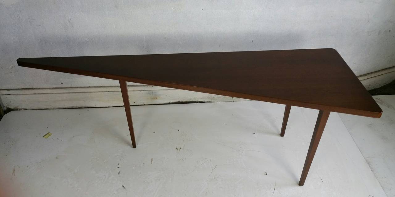 wedge console table