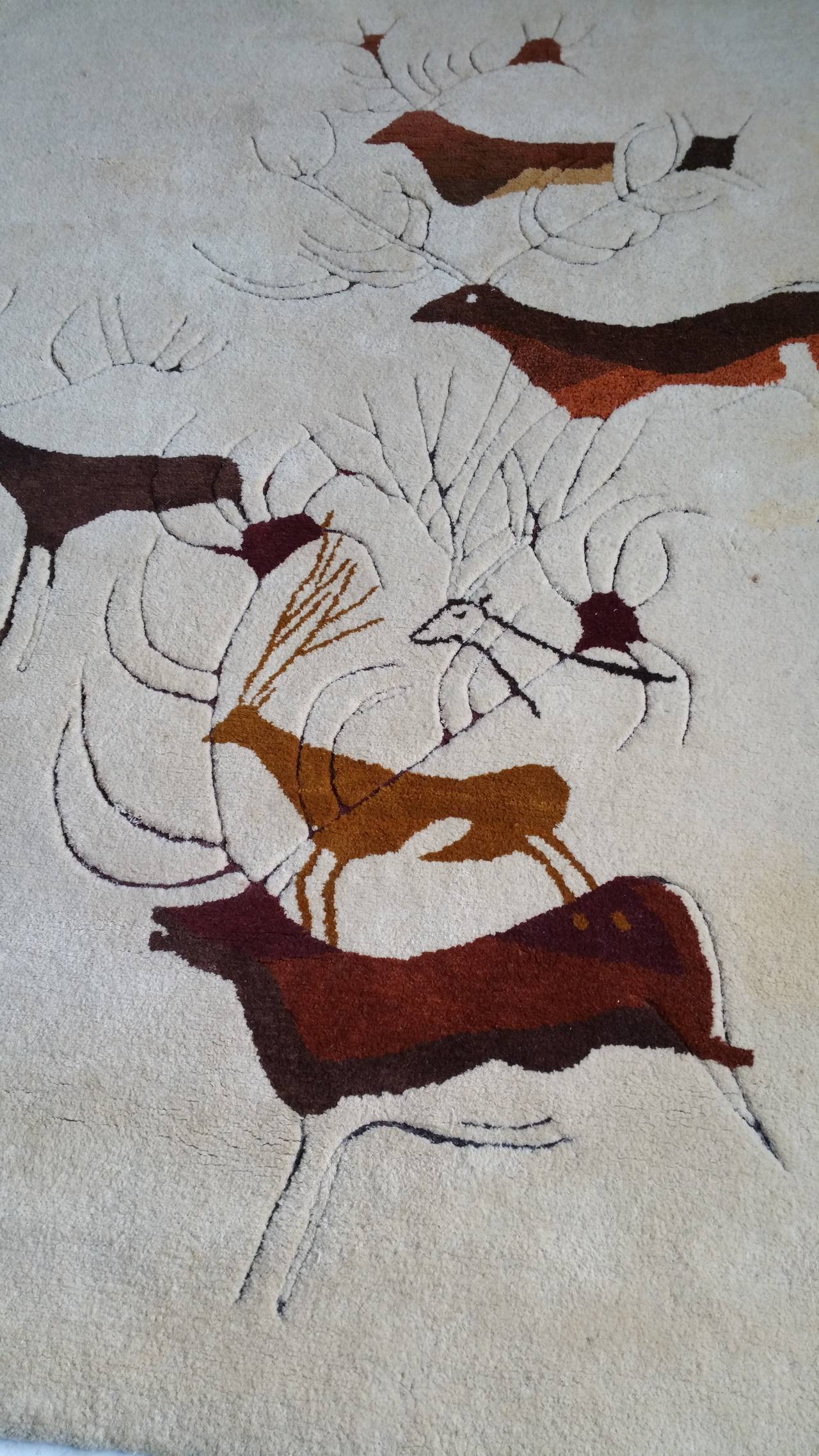 Modernist Ecuadorian Rug by Olga Fisch from the 