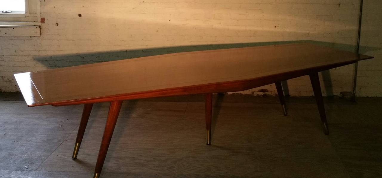 Mid-Century Modern Monumental Conference or Dining Table byStow Davis