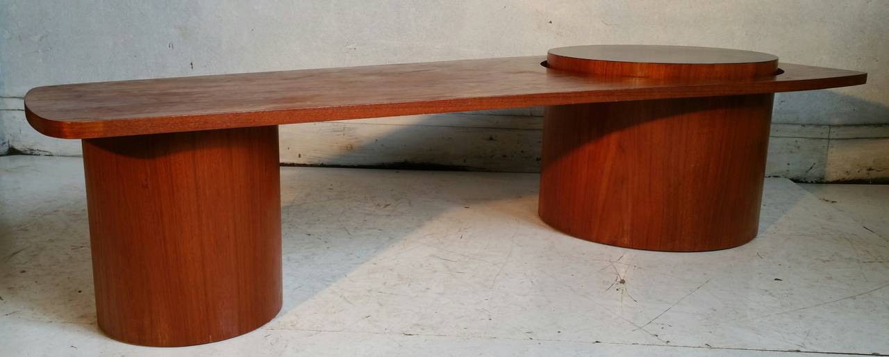 Space Age Modern Teak Coffee Table by Rs Associates, Designed for Expo 1967