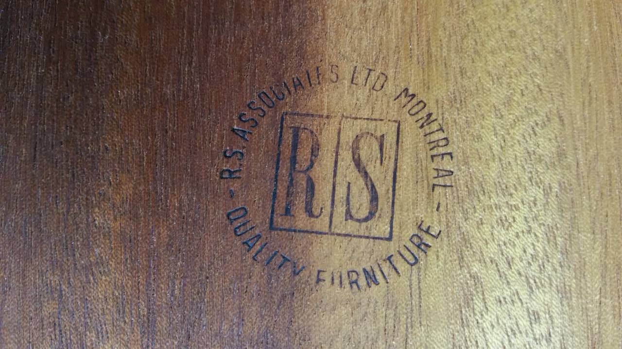 Teak Expo 67 Pair of Cocktail Tables by RS Associates In Good Condition In Buffalo, NY