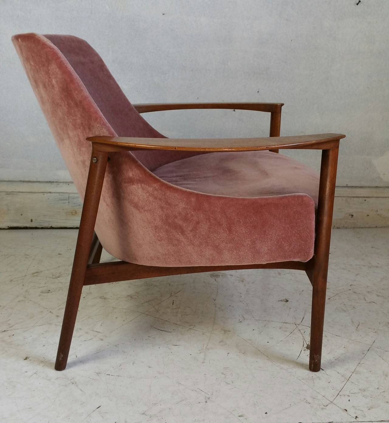 Mid-Century Modern Lounge Chair by Kofod-Larsen for Selig, Denmark