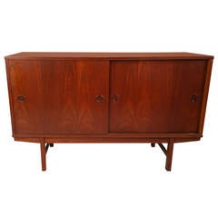 Mid-Century Danish Modern Teak Credenza by Kai Kristiansen