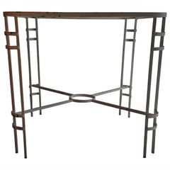 Modernist French or German Wrought Iron Table