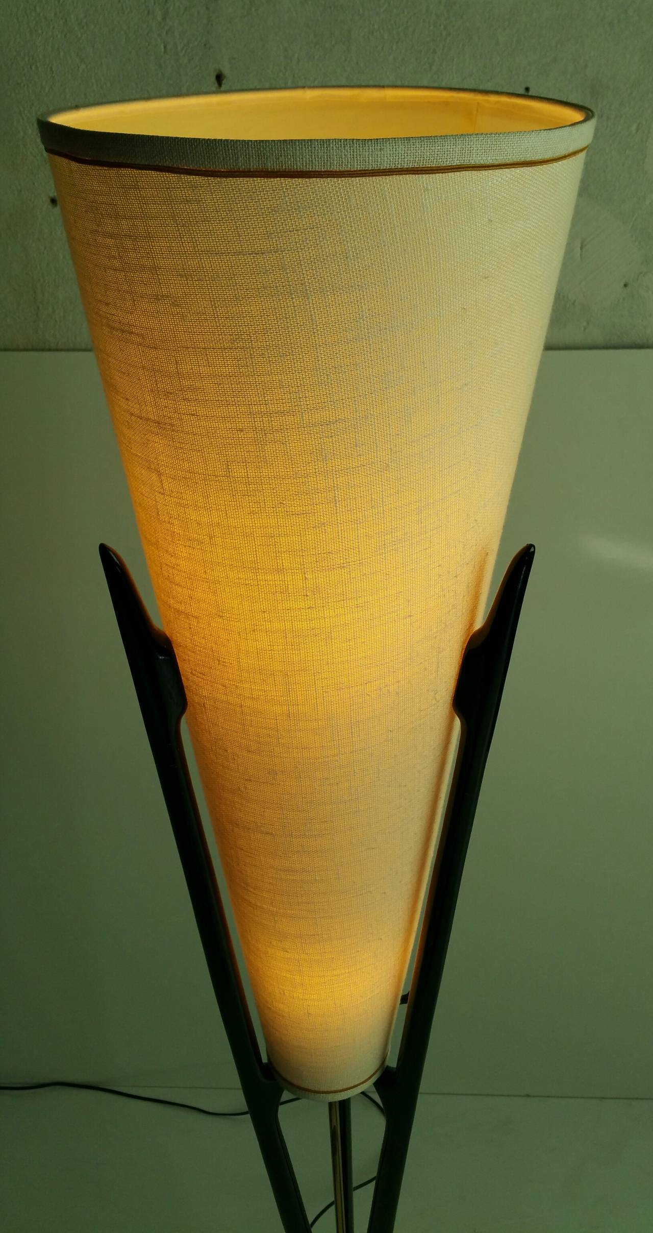 Mid-Century Modern Mid Century Modern Cone Floor Lamp, , Classic Adrian Pearsall