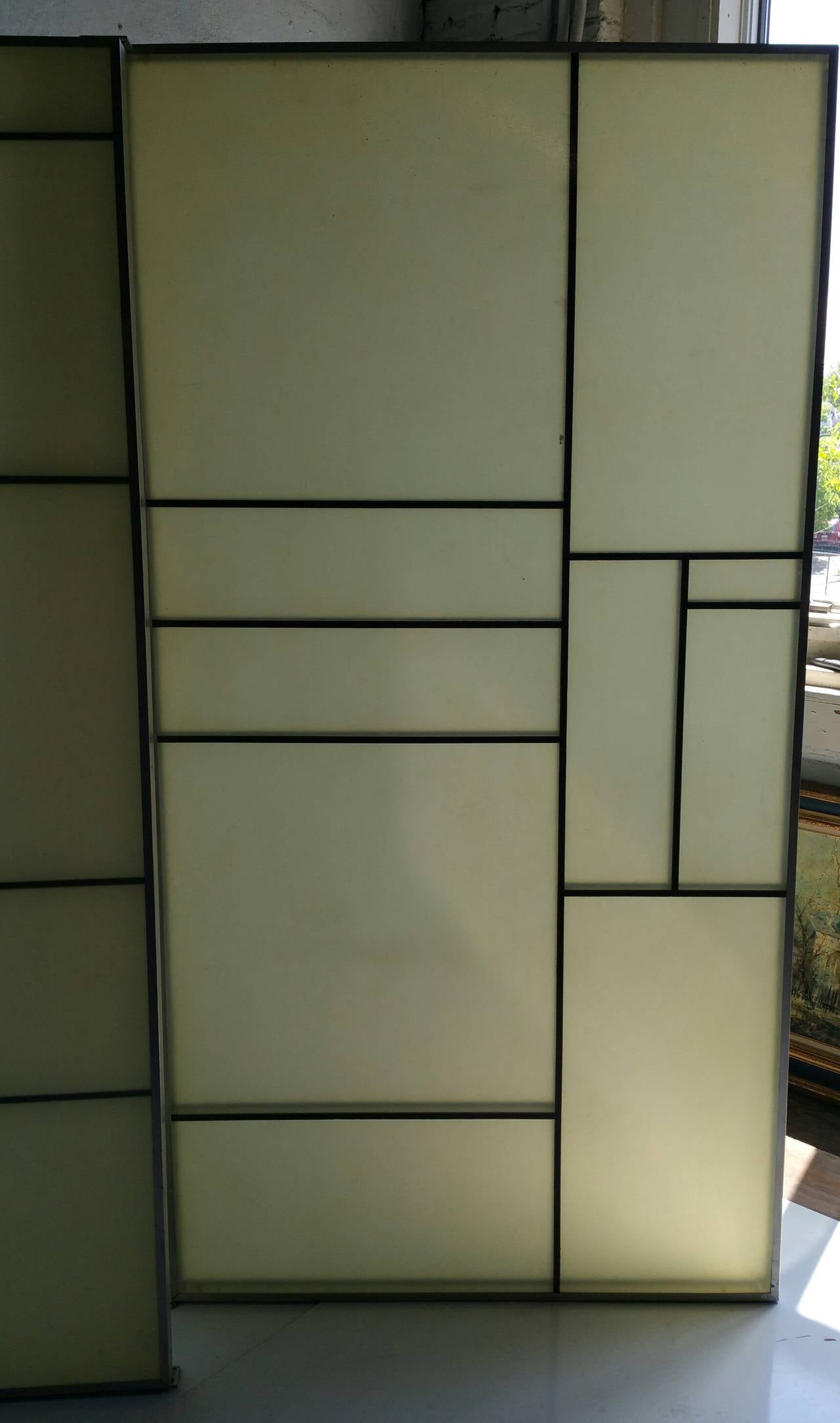 American Architectural Aluminum and Fiberglass Panels or Screen, Mondrian Design