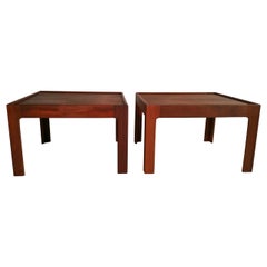 Pair of Side Tables by Illum Wikkelso, Denmark