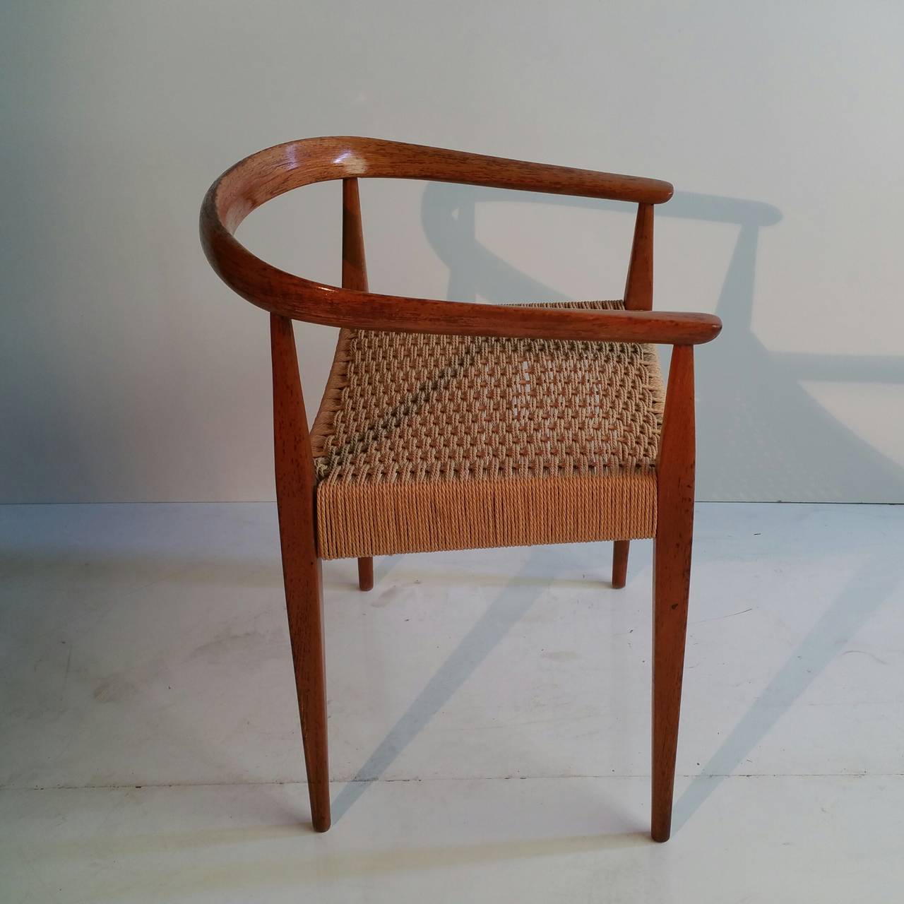 Early Nanna Ditzel Chair, Made in Denmark In Good Condition In Buffalo, NY
