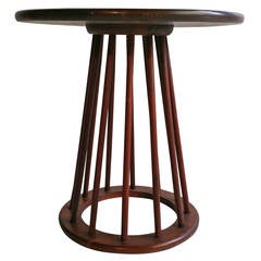 Modernist Spindle End Table, Arthur Umanoff