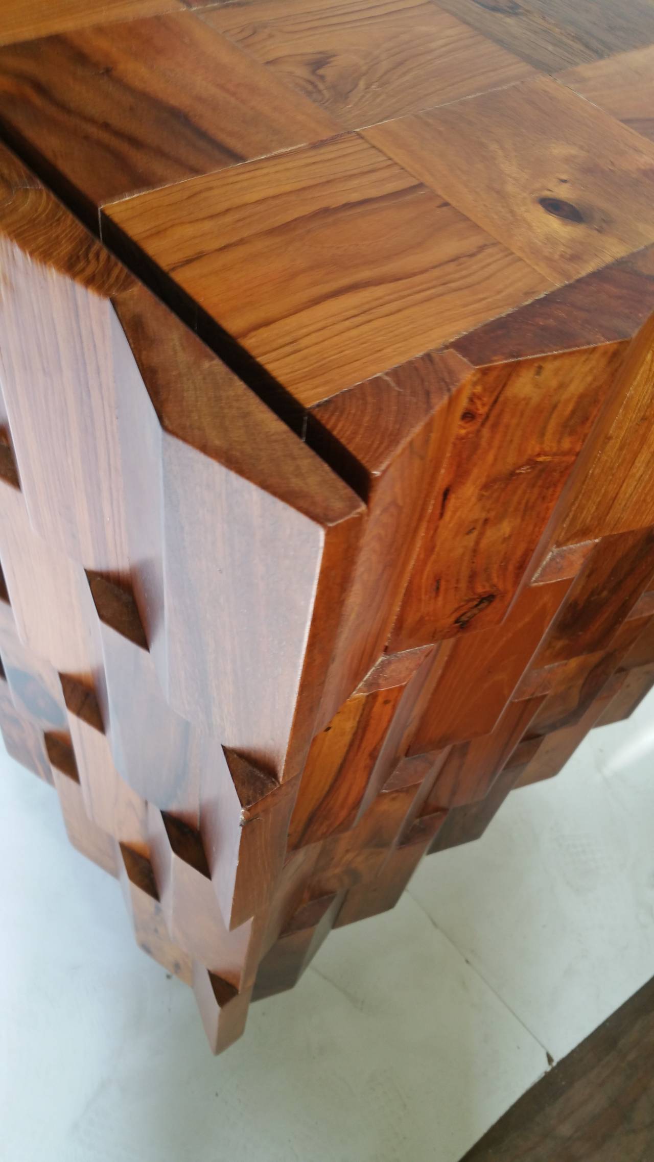 Hand-Crafted Rare Brutalist Sideboard, Custom Built