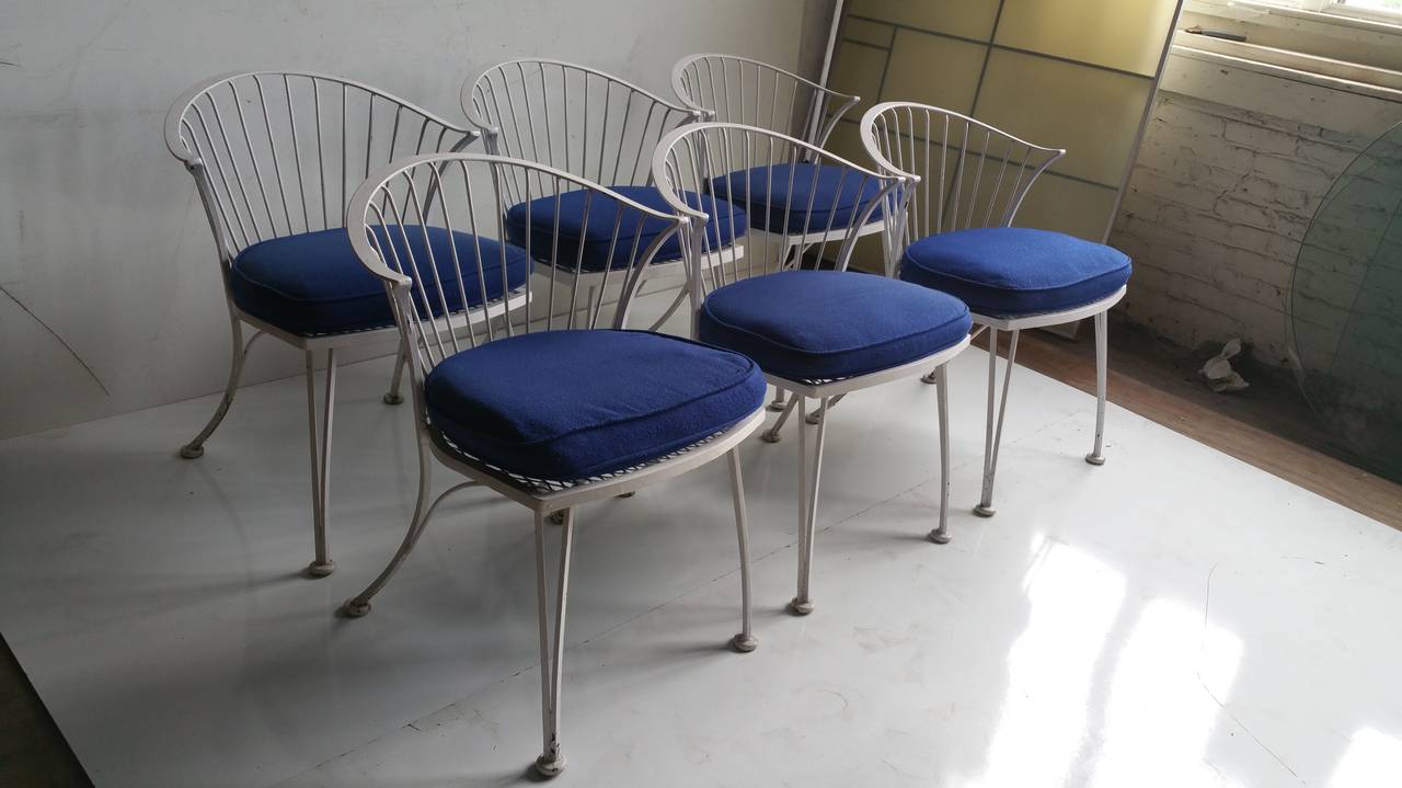20th Century Set of Six Russell Woodard Pinecrest Chairs, Classic Midcentury