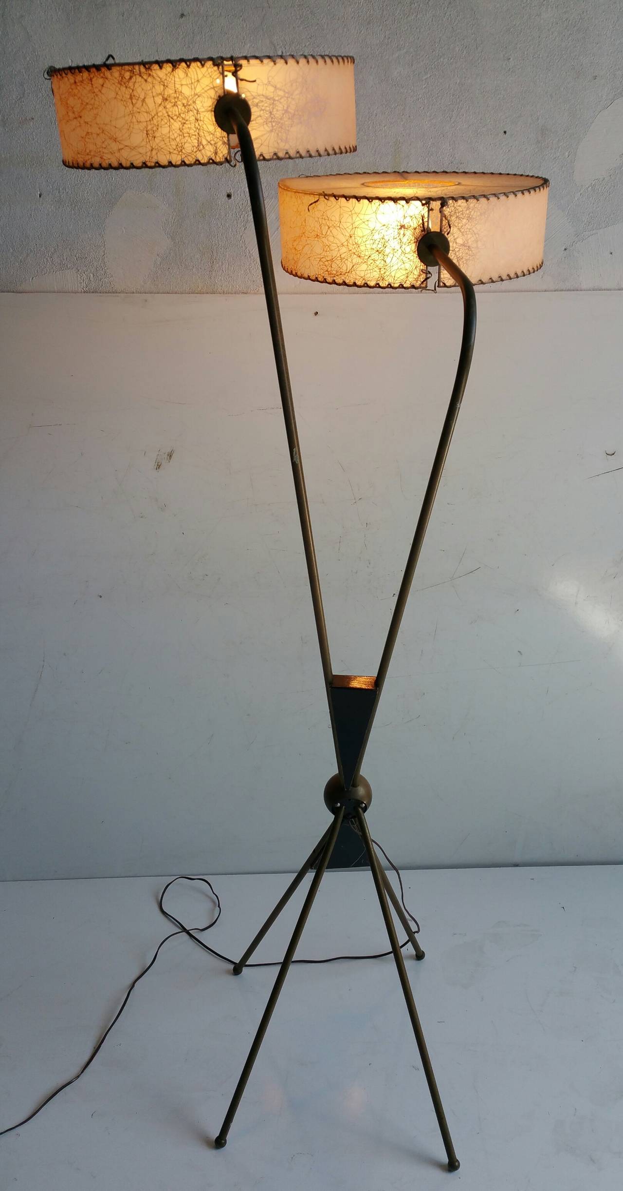 mid century atomic floor lamp