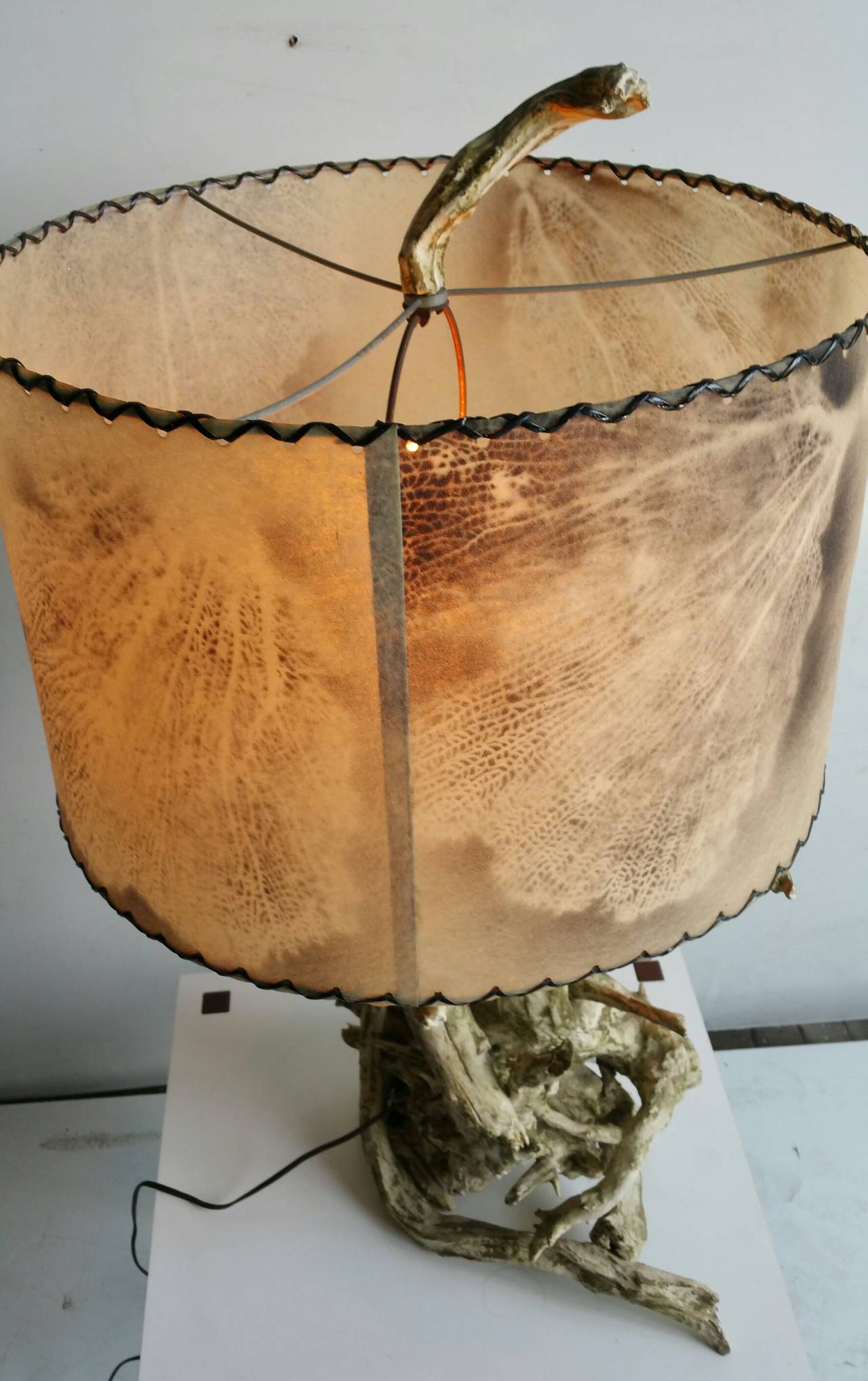 driftwood lamp shade