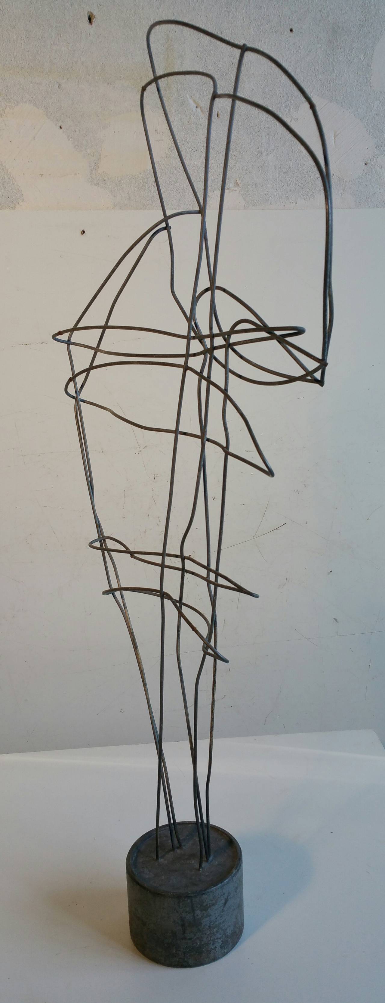 wire head sculpture