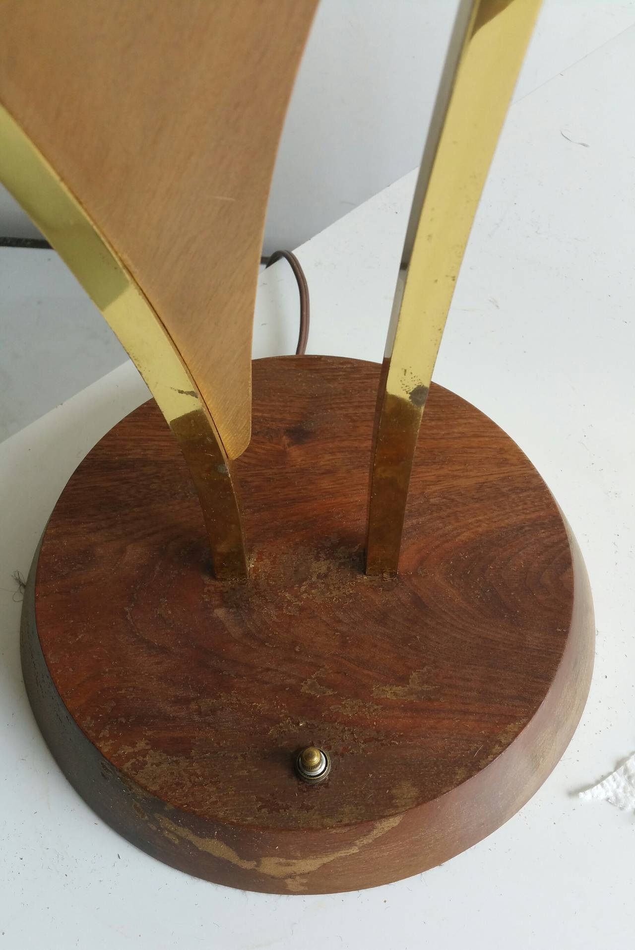 American Pair of Majestic Lamp Co. Atomic Lamps, Mid-Century Modern
