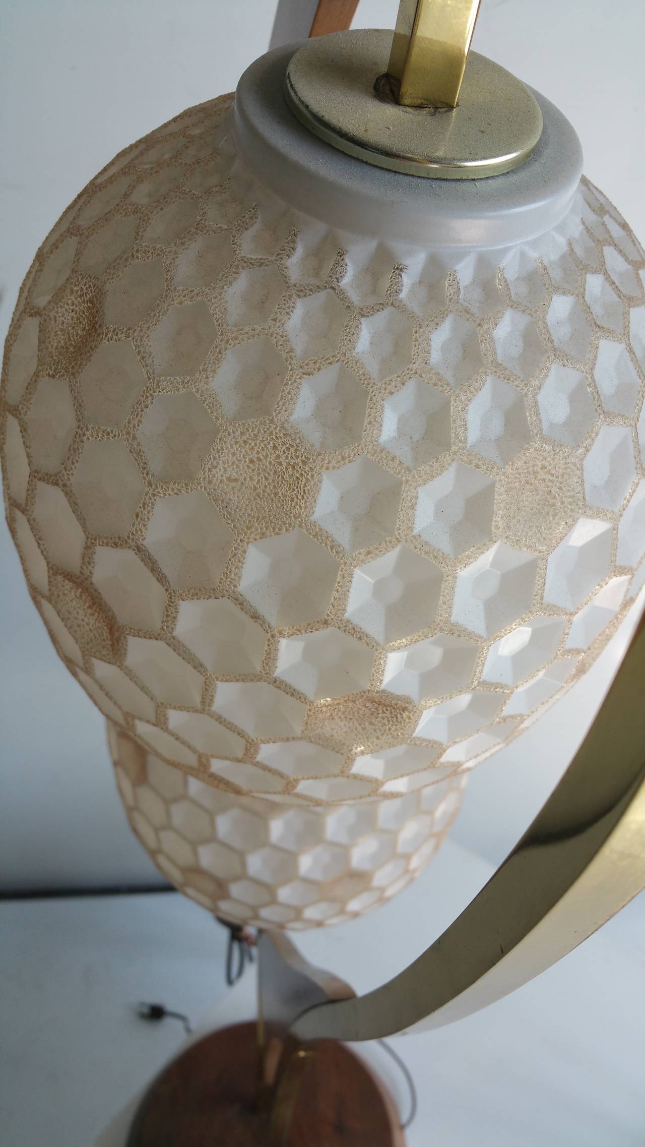 mid century atomic lamp