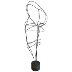 Escultura Cabeza Abstracta Wire Art