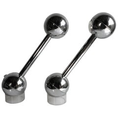 Pair of George Kovacs "Barbell" Desk or Table Lamps
