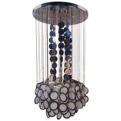 Mezzaga Murano Hanging Pendant Chandelier