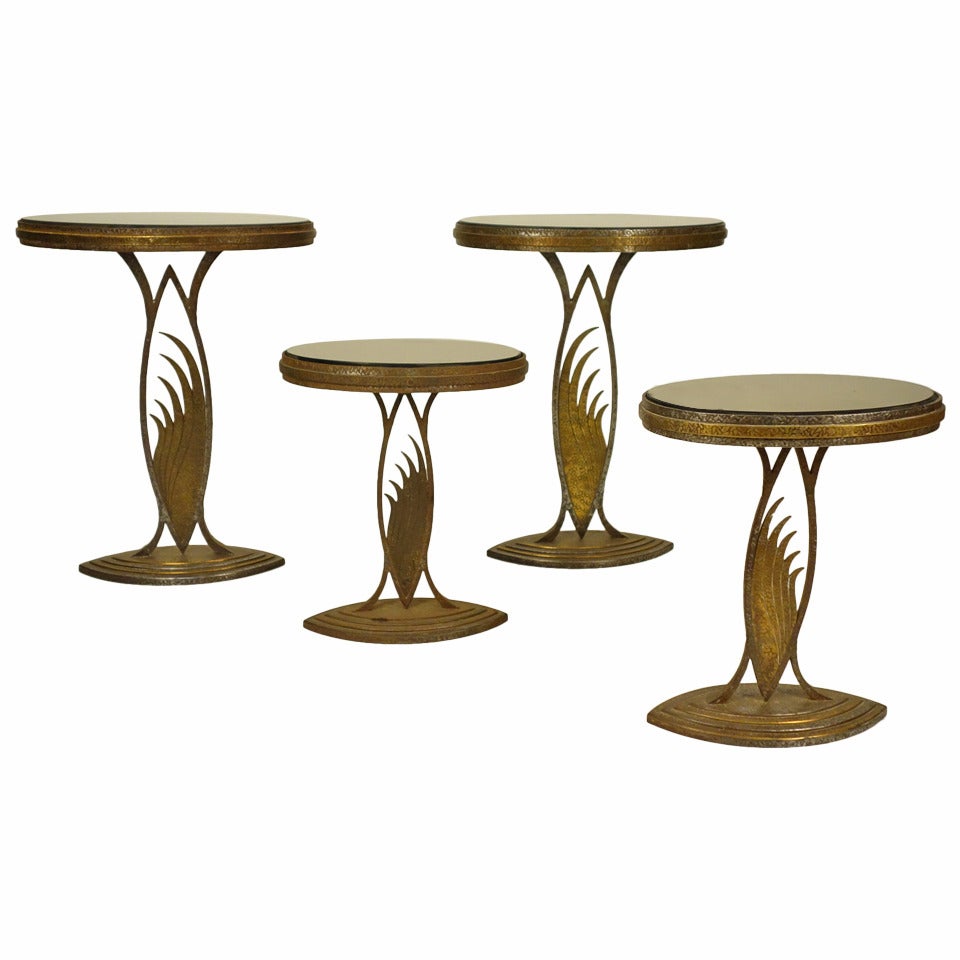 Rare Art Deco Store Display Stands or Tables, in the Manner of Edgar Brant